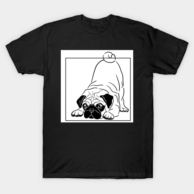 Pug T-Shirt by ImaginativeWild